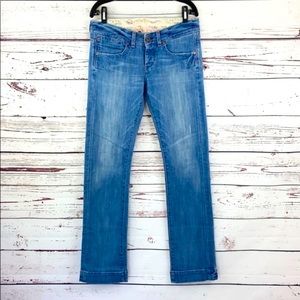 AG ADRIANO GOLDSCHMIED |👖Faded Long Low-Rise Bootcut Jeans